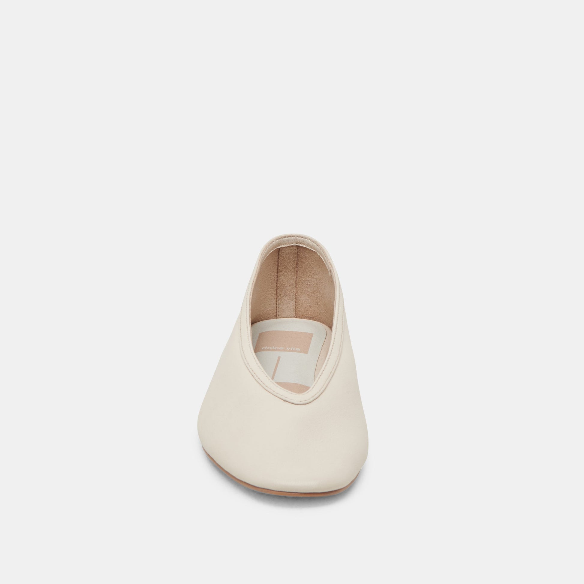 Braidy Ivory Leather Ballet Flats - Dolce Vita