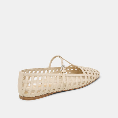 RAINS BALLET FLATS IVORY STELLA - Dolce Vita