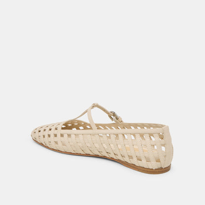 RAINS BALLET FLATS IVORY STELLA - Dolce Vita