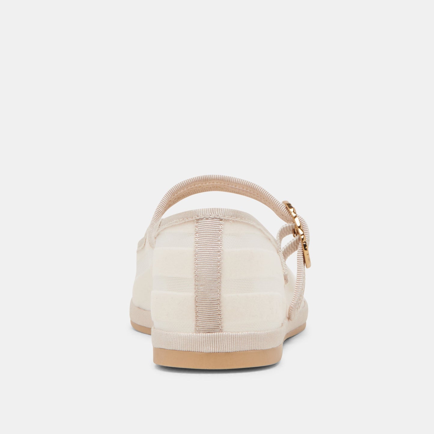 TAMEKA BALLET FLATS BONE STRIPE MESH - Dolce Vita