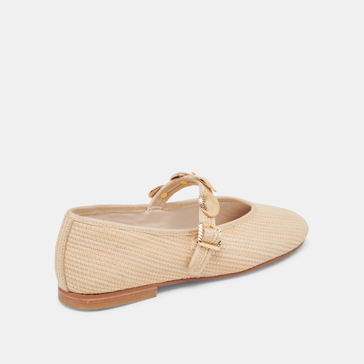 RELAN BALLET FLATS LT NATURAL RAFFIA - Dolce Vita