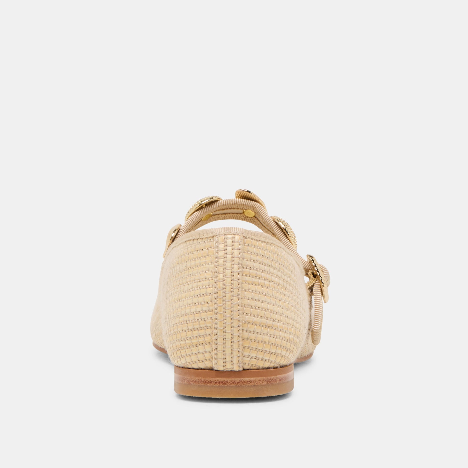 RELAN BALLET FLATS LT NATURAL RAFFIA - Dolce Vita