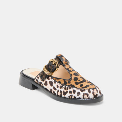 Harlah Leopard Multi Calf Hair Flats - Dolce Vita