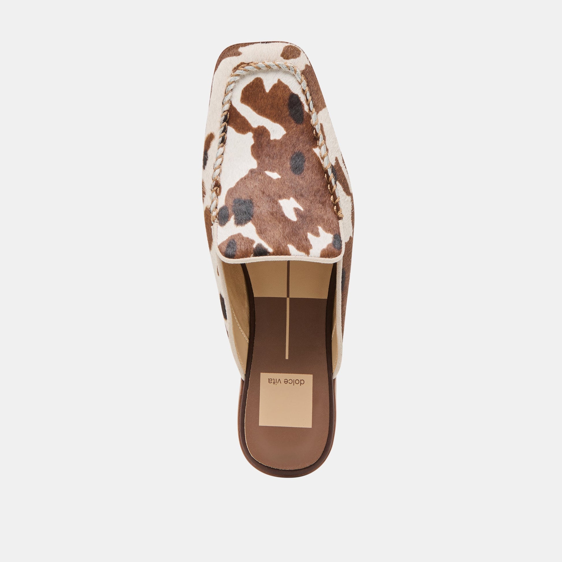 Bradly Cocoa Taurus Calf Hair Flats - Dolce Vita