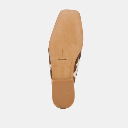 Bradly Cocoa Taurus Calf Hair Flats - Dolce Vita