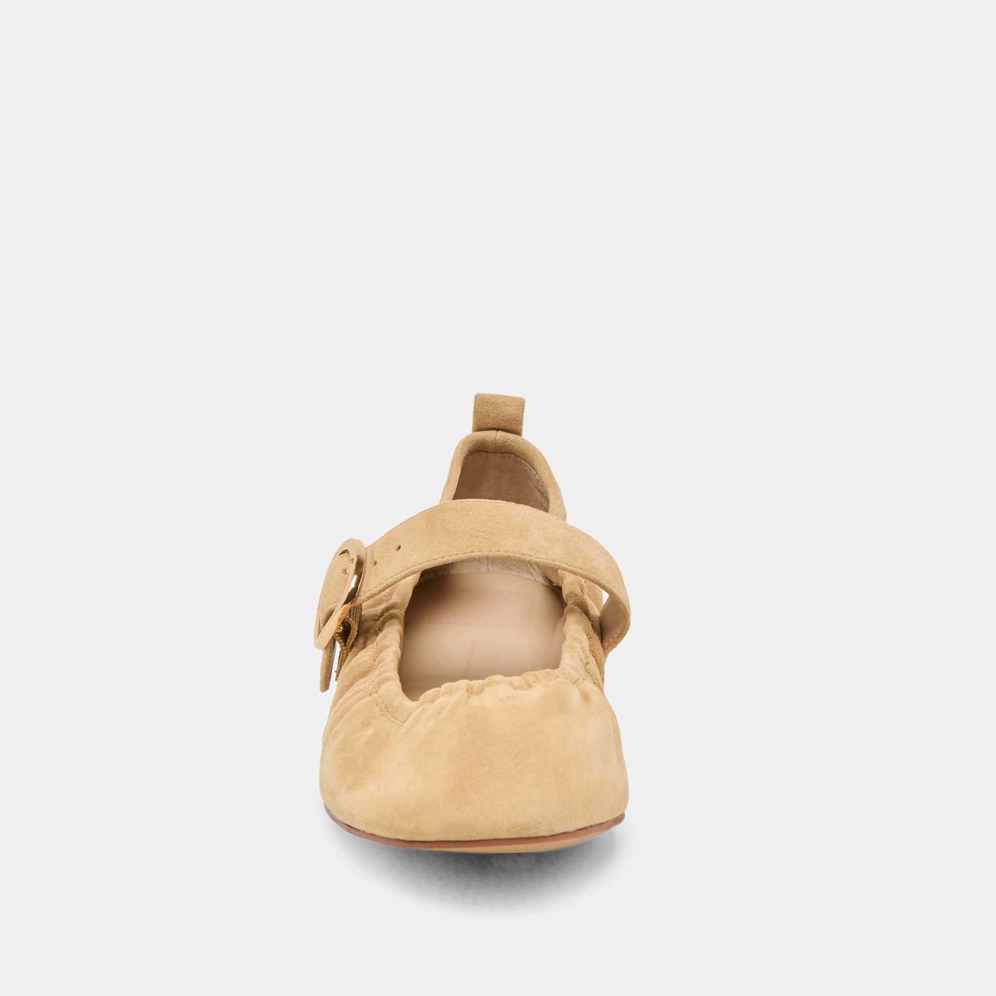 Caely Honey Suede Ballet Flats - Dolce Vita