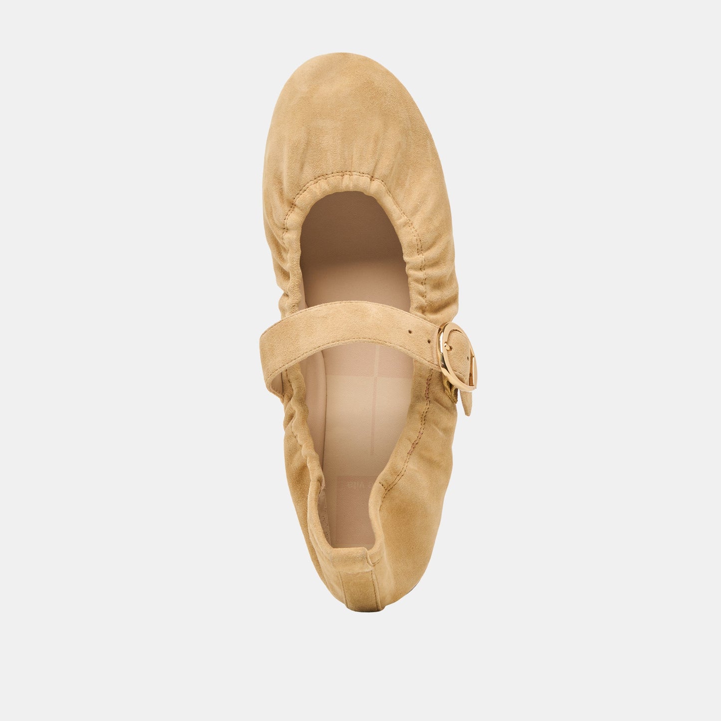 Caely Honey Suede Ballet Flats - Dolce Vita