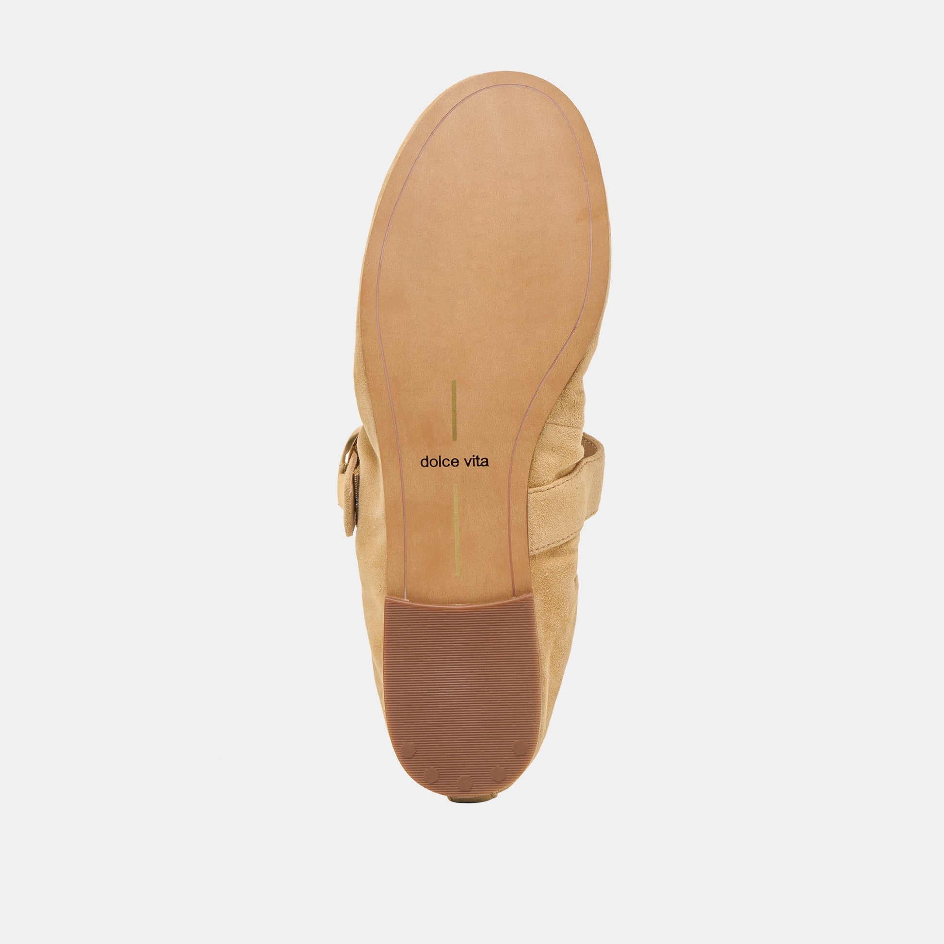 Caely Honey Suede Ballet Flats - Dolce Vita