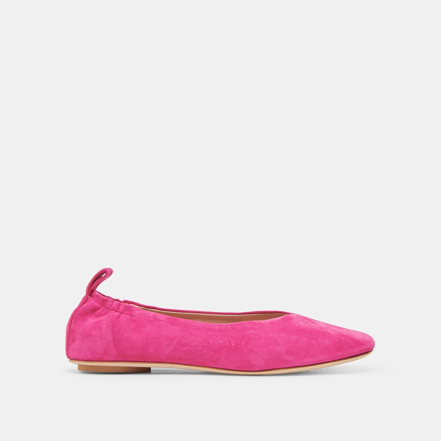 VINNIE BALLET FLATS FUCHSIA SUEDE - Dolce Vita