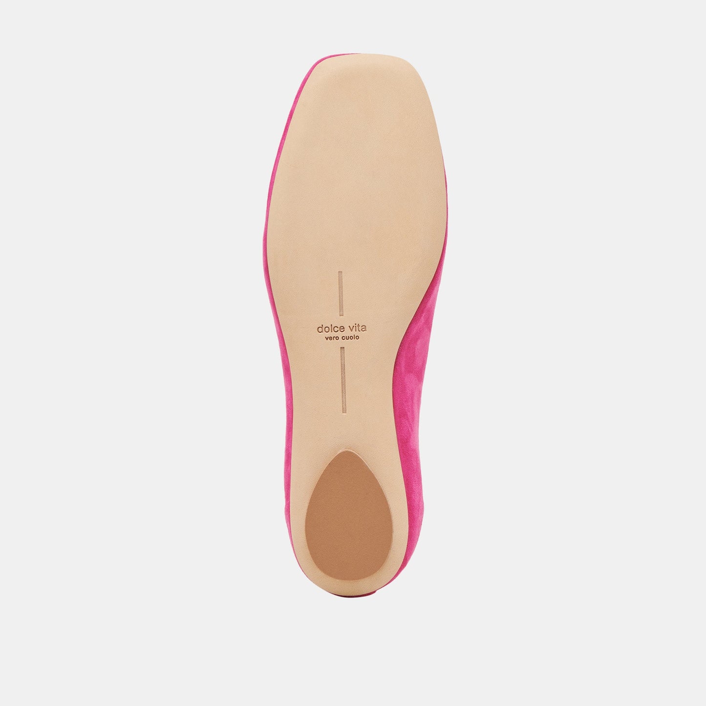 VINNIE BALLET FLATS FUCHSIA SUEDE - Dolce Vita