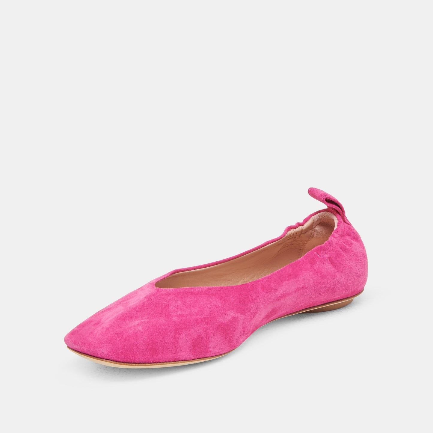 VINNIE BALLET FLATS FUCHSIA SUEDE - Dolce Vita