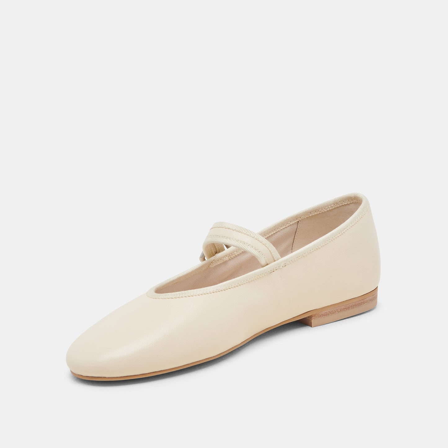 ROSLYN BALLET FLATS CREME LEATHER - Dolce Vita