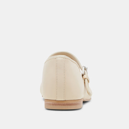 ROSLYN BALLET FLATS CREME LEATHER - Dolce Vita