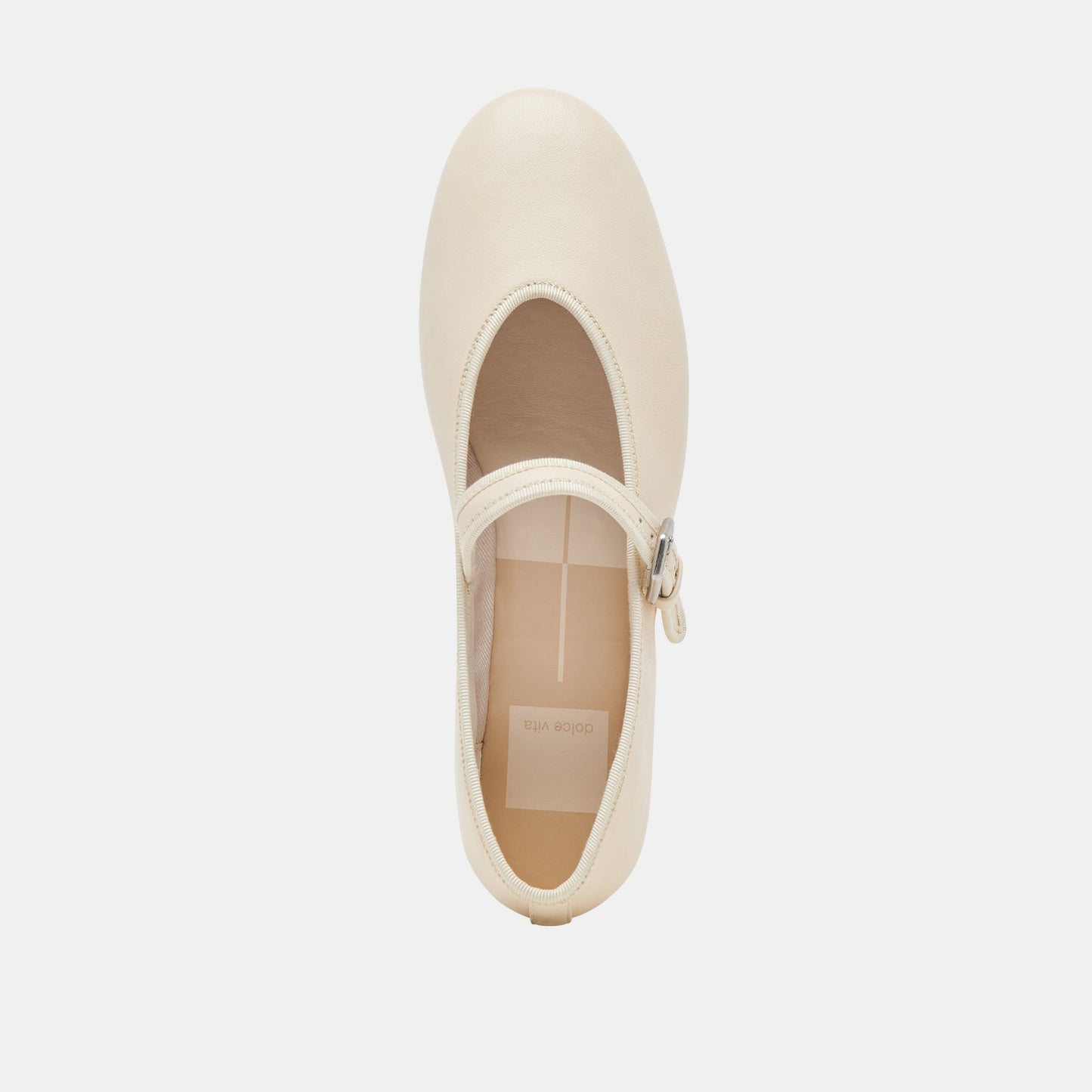 ROSLYN BALLET FLATS CREME LEATHER - Dolce Vita