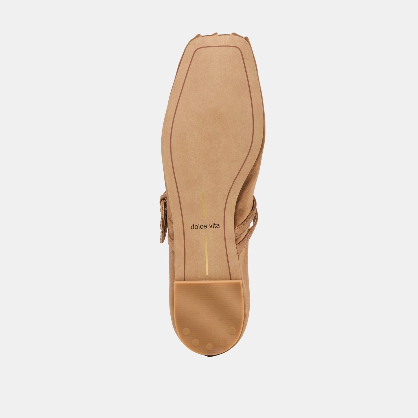 Gibsen Mid Brown Satin Ballet Flats - Dolce Vita