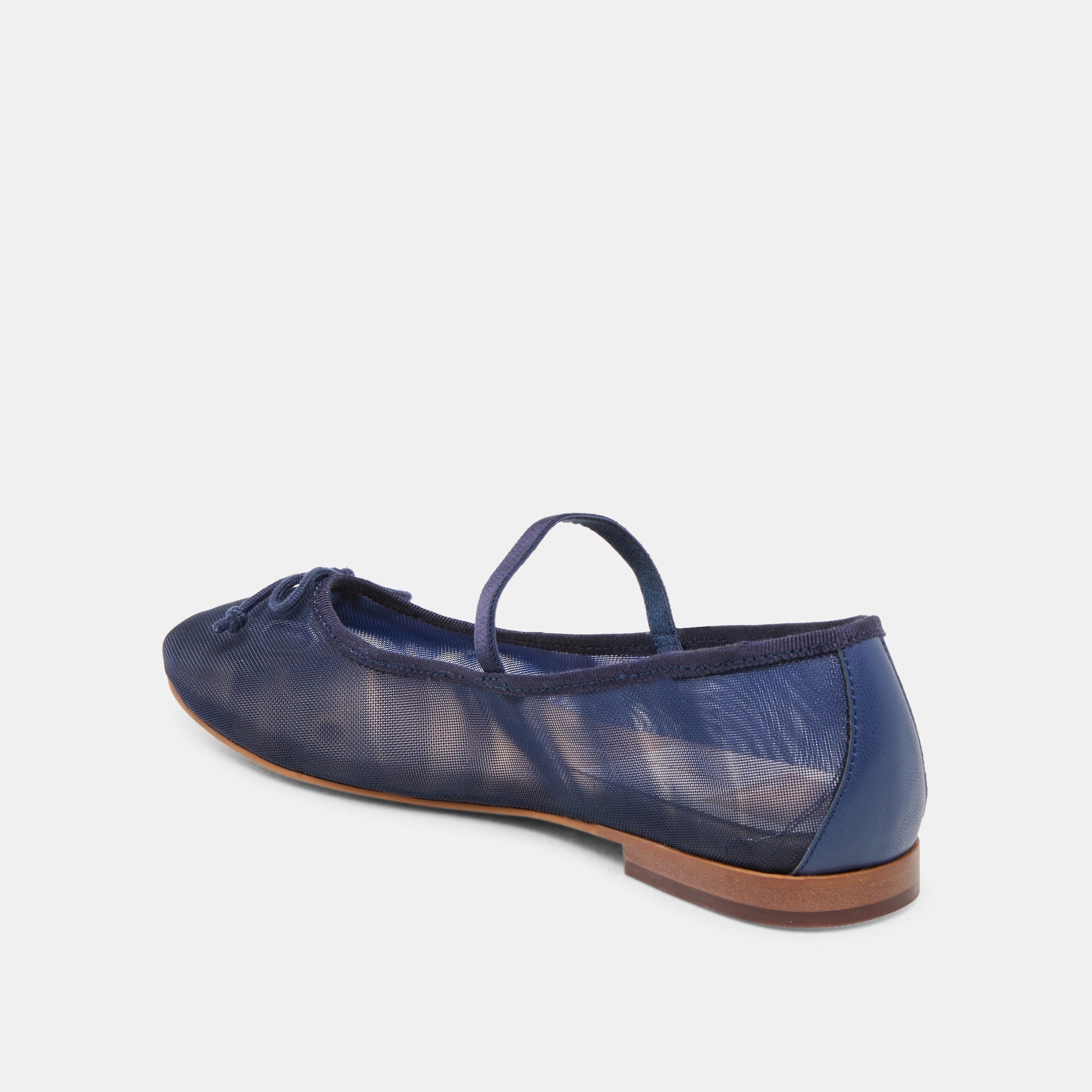 CADEL BALLET FLATS NAVY MESH - Dolce Vita