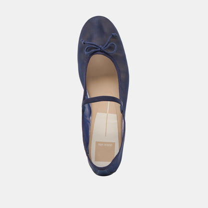 CADEL BALLET FLATS NAVY MESH - Dolce Vita