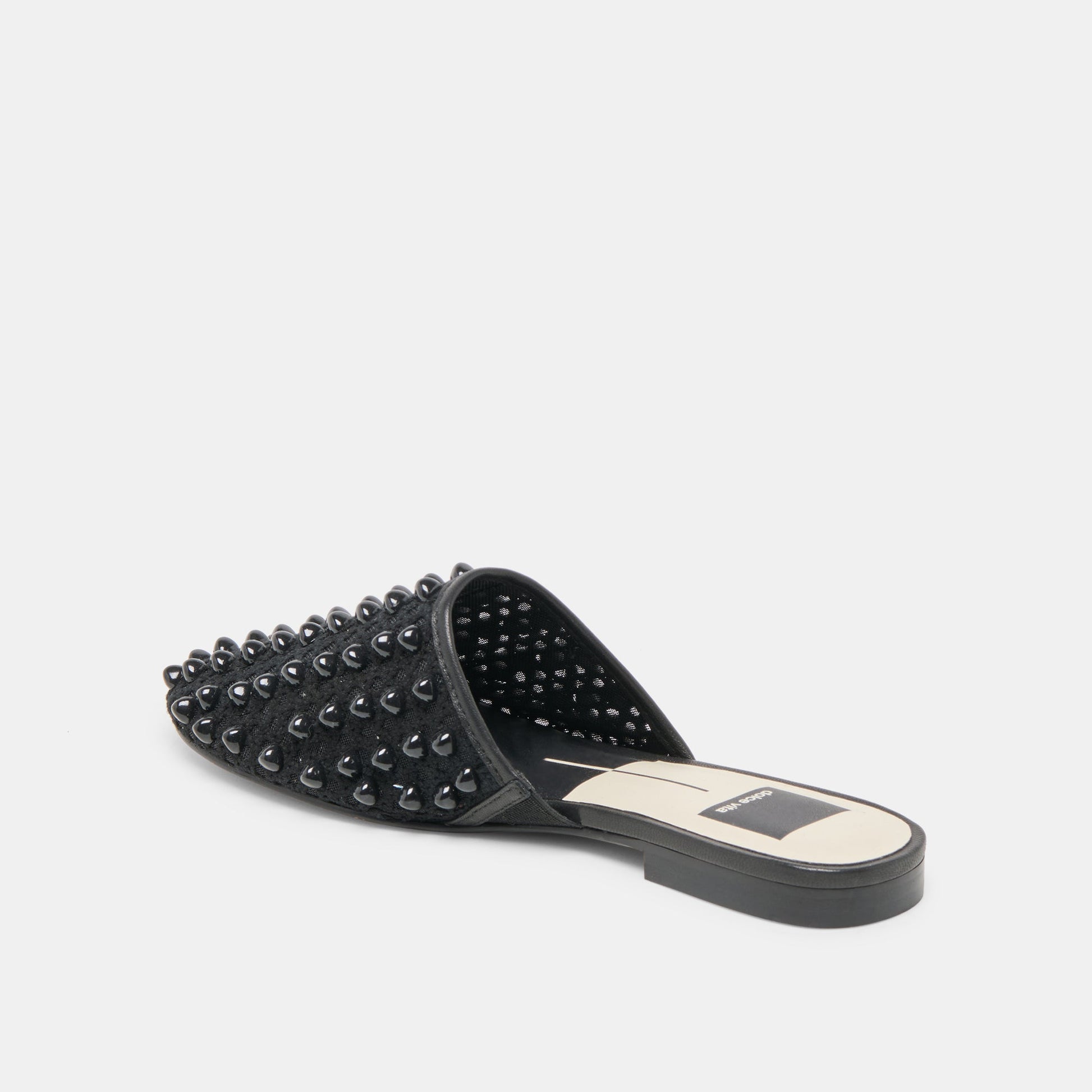 Rova Bead Onyx Beaded Mesh Flats - Dolce Vita
