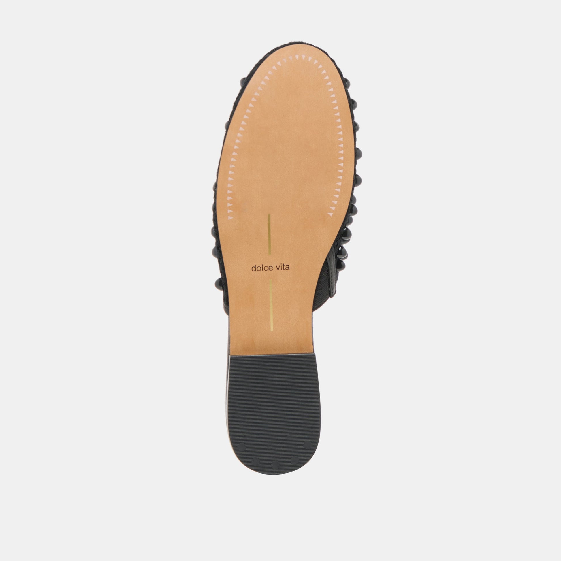 Rova Bead Onyx Beaded Mesh Flats - Dolce Vita