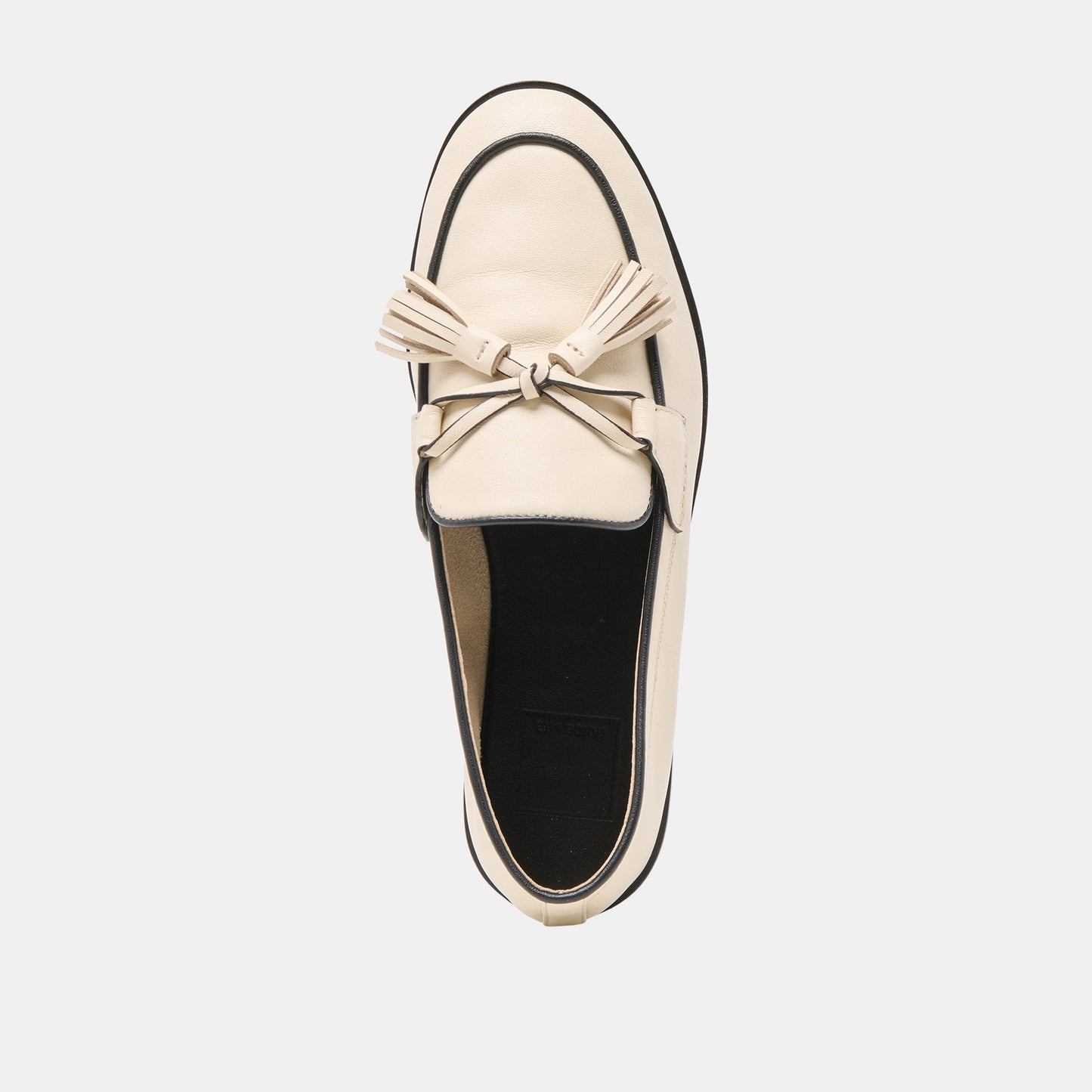 Loklan Ivory Leather Loafers - Dolce Vita