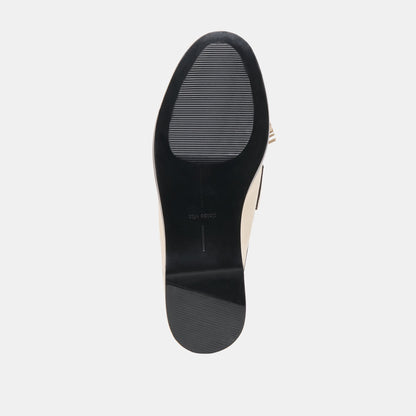 Loklan Ivory Leather Loafers - Dolce Vita