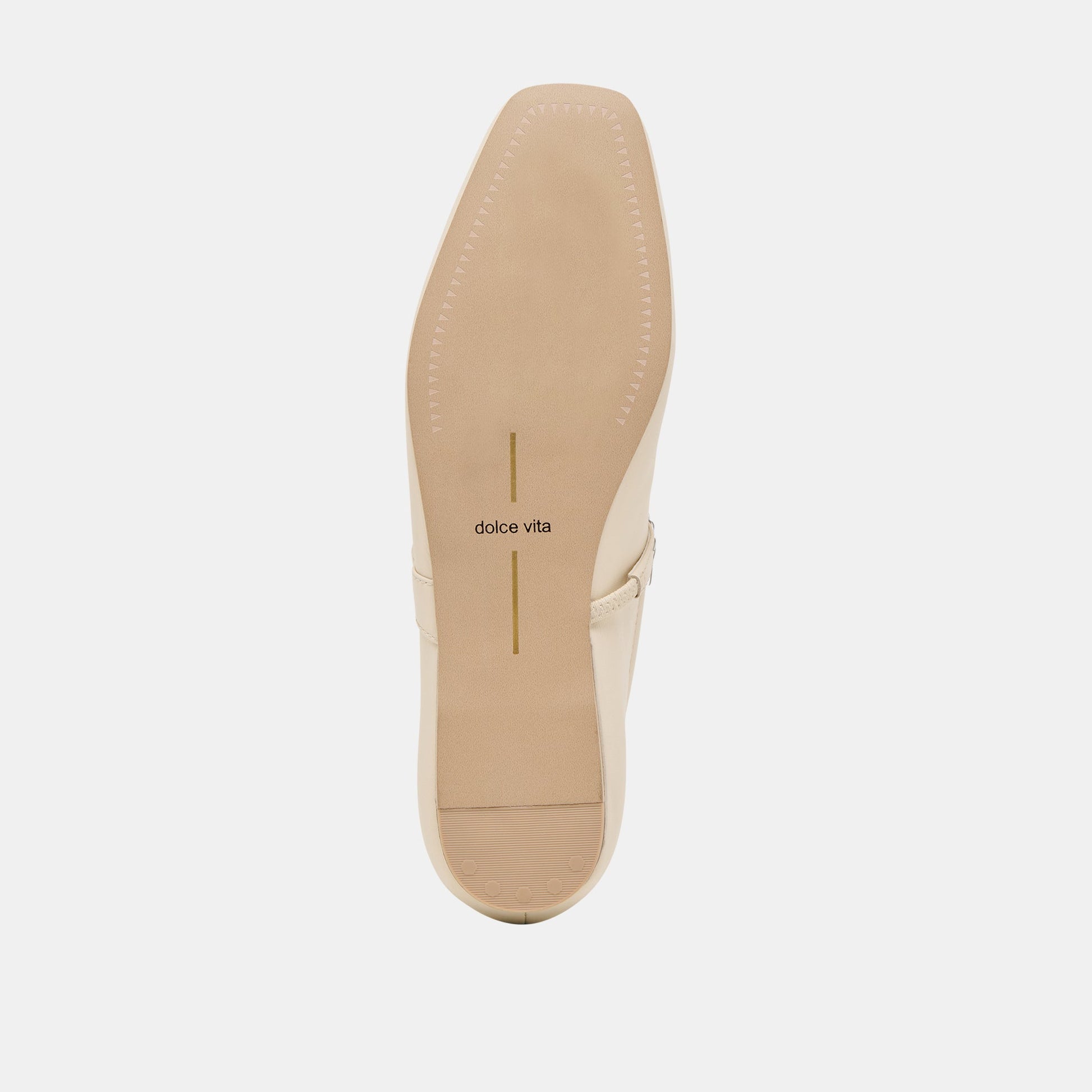 RADYA BALLET FLATS CREME LEATHER - Dolce Vita