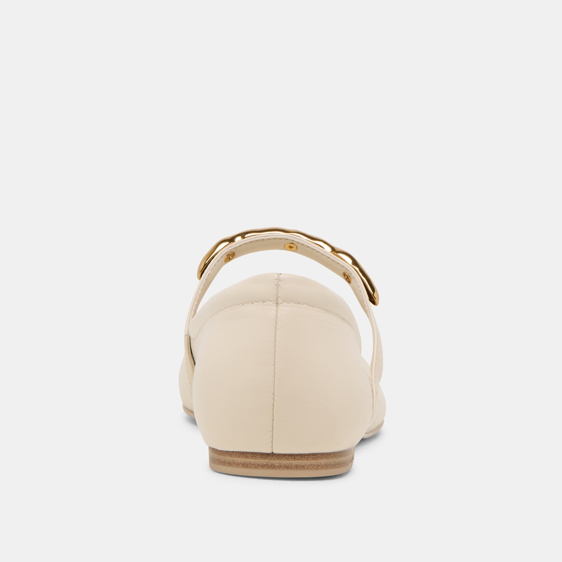 RADYA BALLET FLATS CREME LEATHER - Dolce Vita