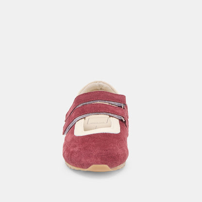 Swan Burgundy Suede Sneakers - Dolce Vita