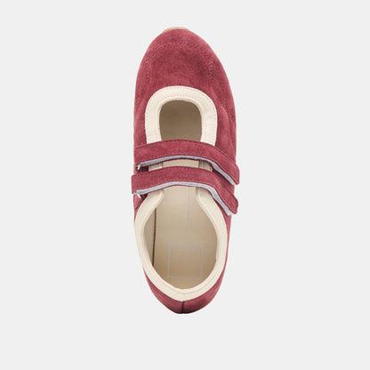 Swan Burgundy Suede Sneakers - Dolce Vita