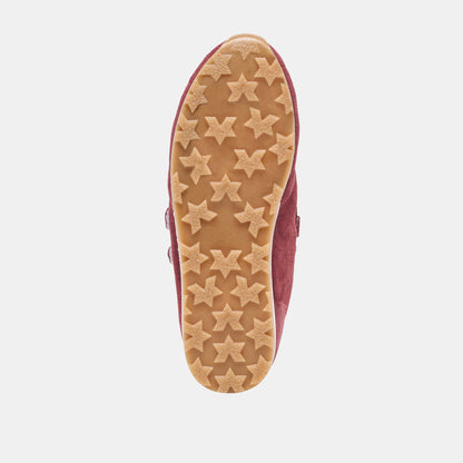 Swan Burgundy Suede Sneakers - Dolce Vita