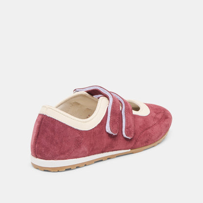 Swan Burgundy Suede Sneakers - Dolce Vita