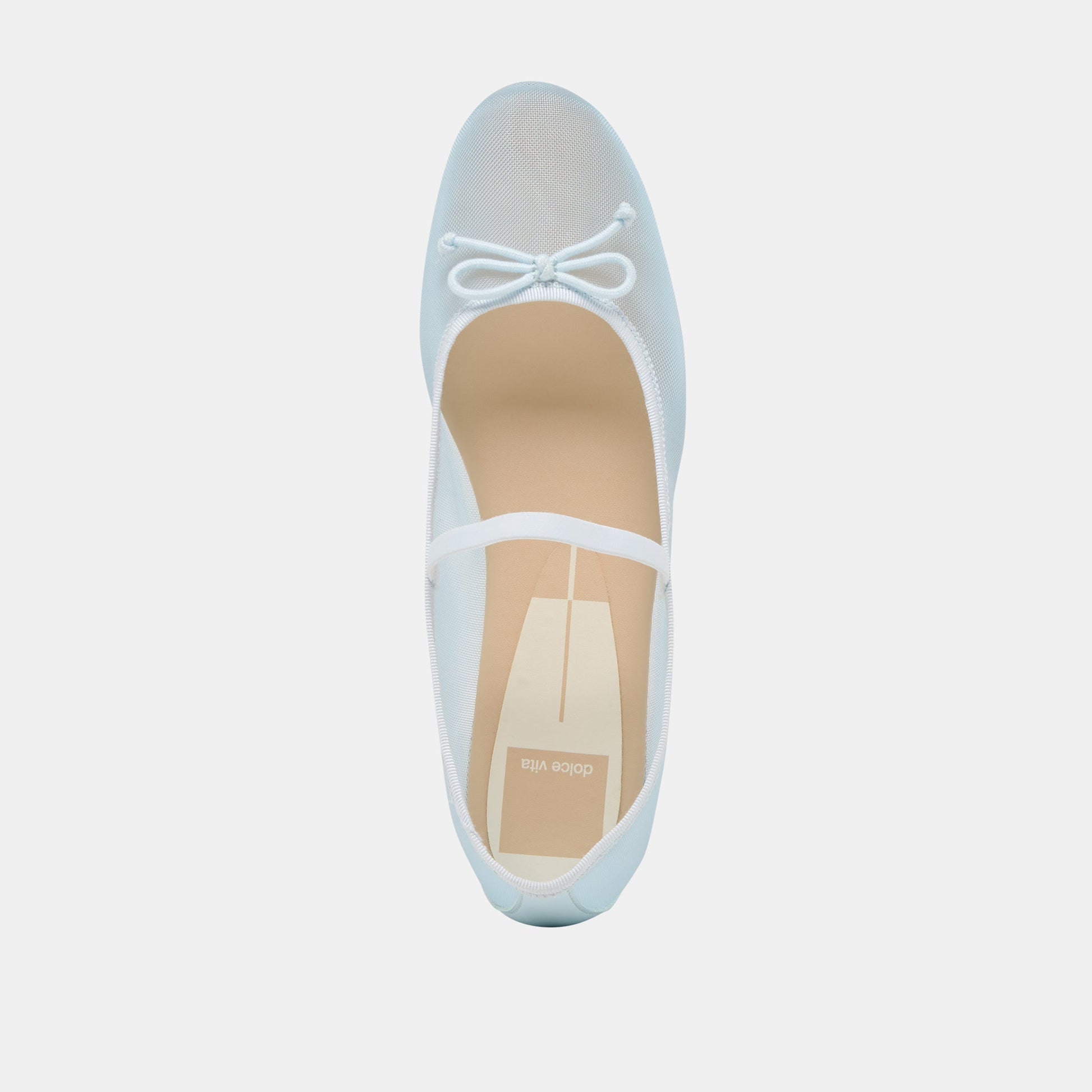 CADEL BALLET FLATS ICE BLUE MESH - Dolce Vita
