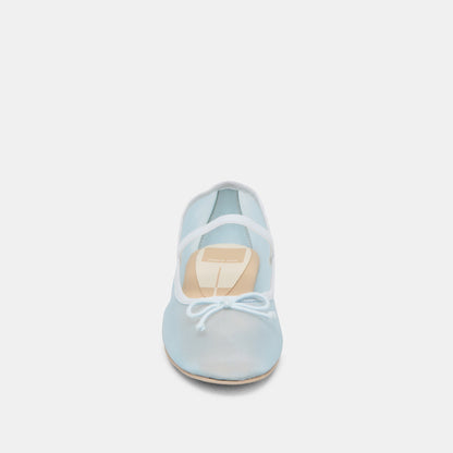 CADEL BALLET FLATS ICE BLUE MESH - Dolce Vita