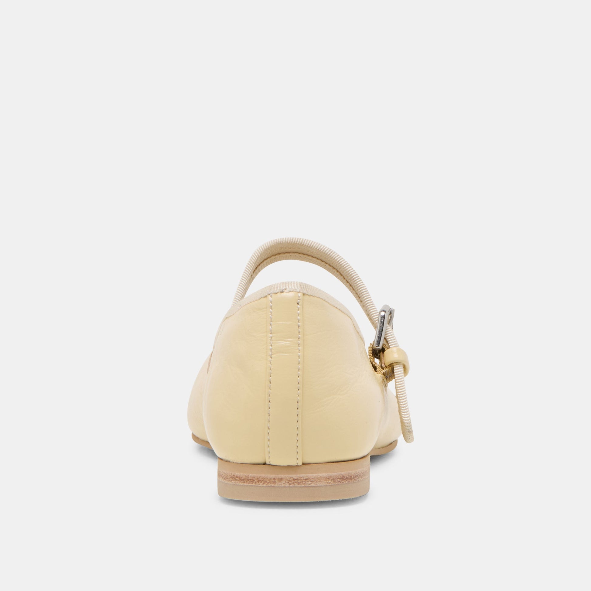 Roslyn Light Yellow Leather Ballet Flats - Dolce Vita
