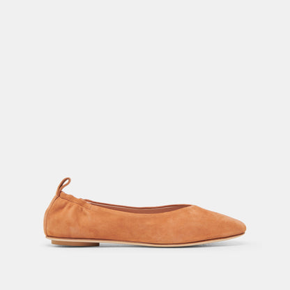 VINNIE BALLET FLATS AMBER SUEDE - Dolce Vita