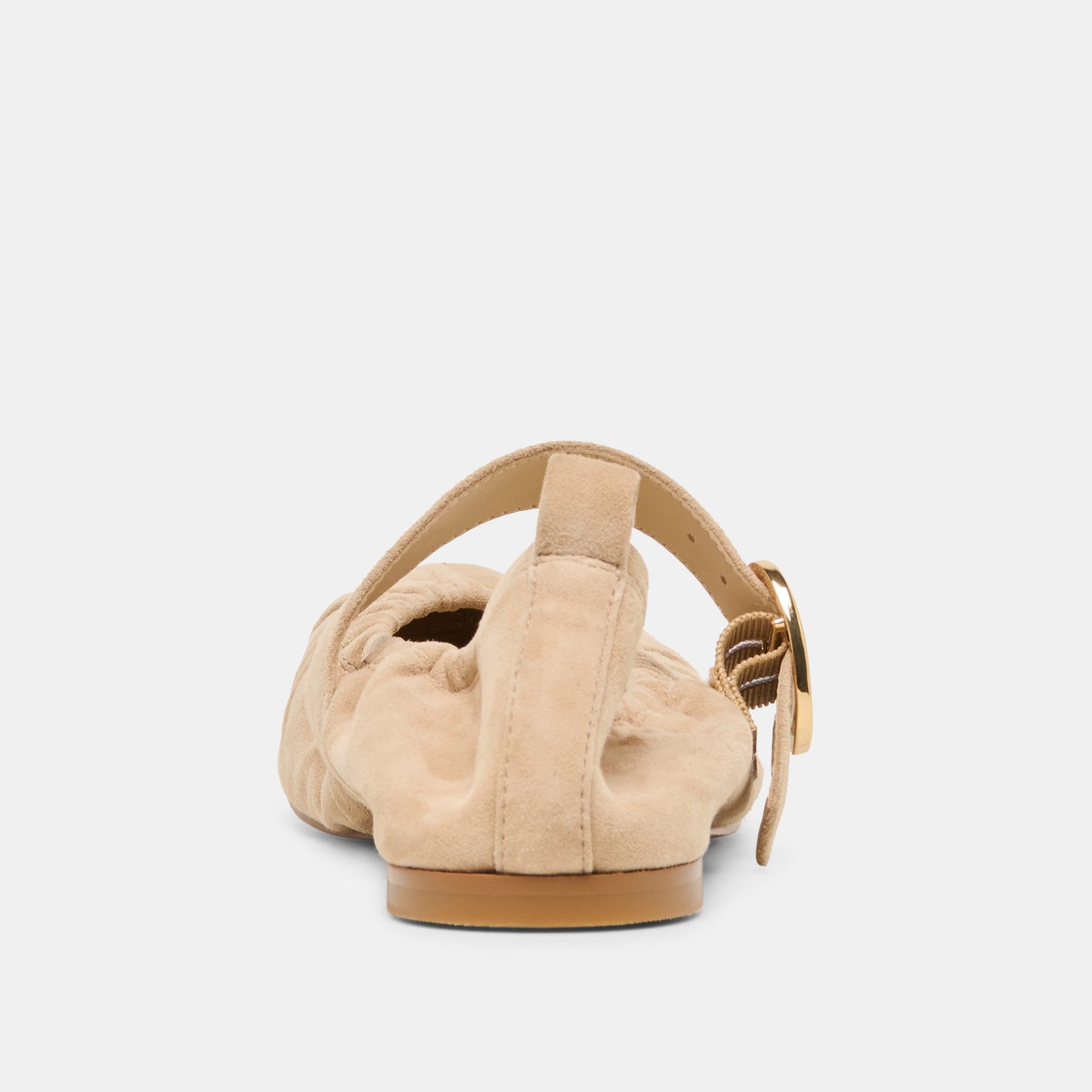 Caely Camel Suede Ballet Flats - Dolce Vita