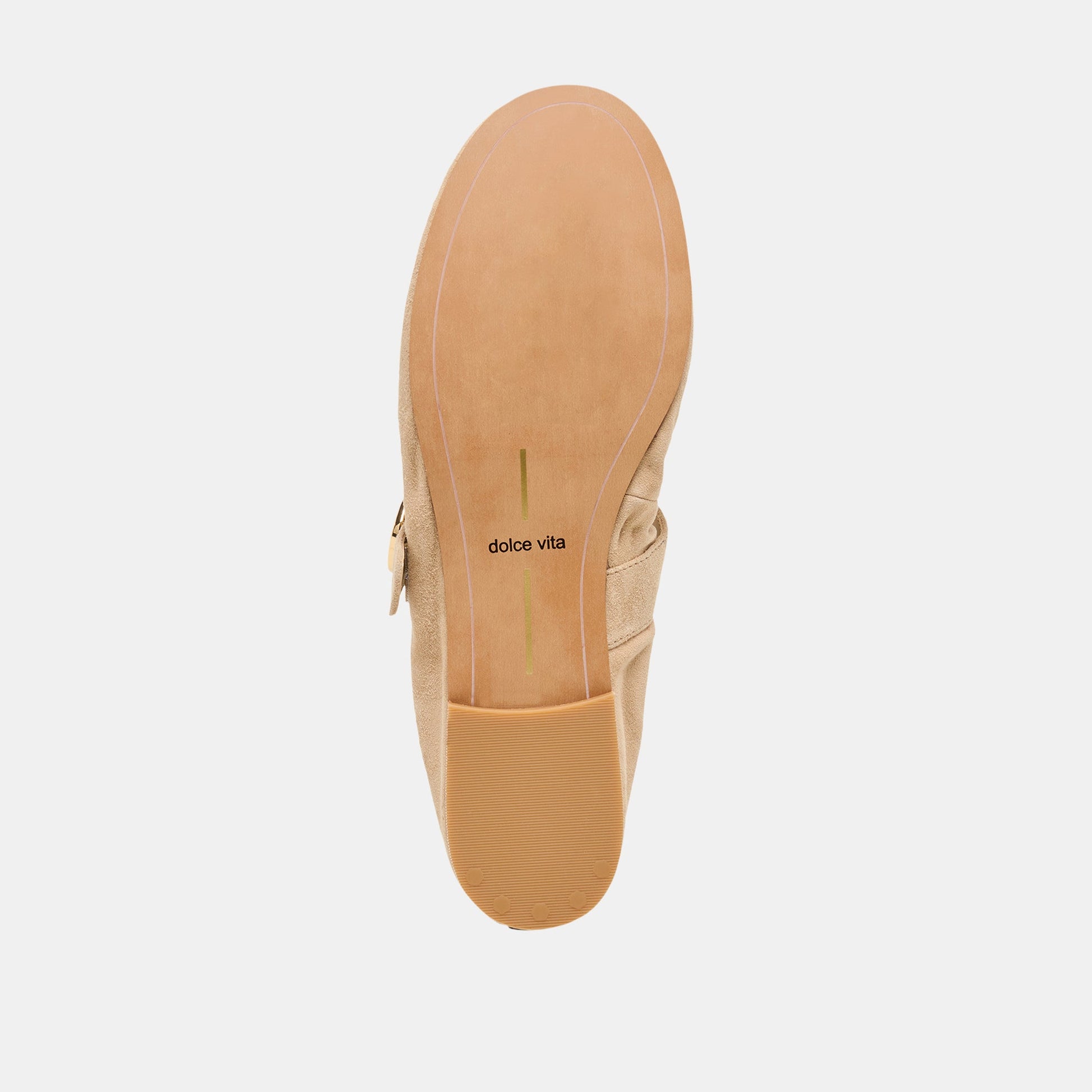 Caely Camel Suede Ballet Flats - Dolce Vita