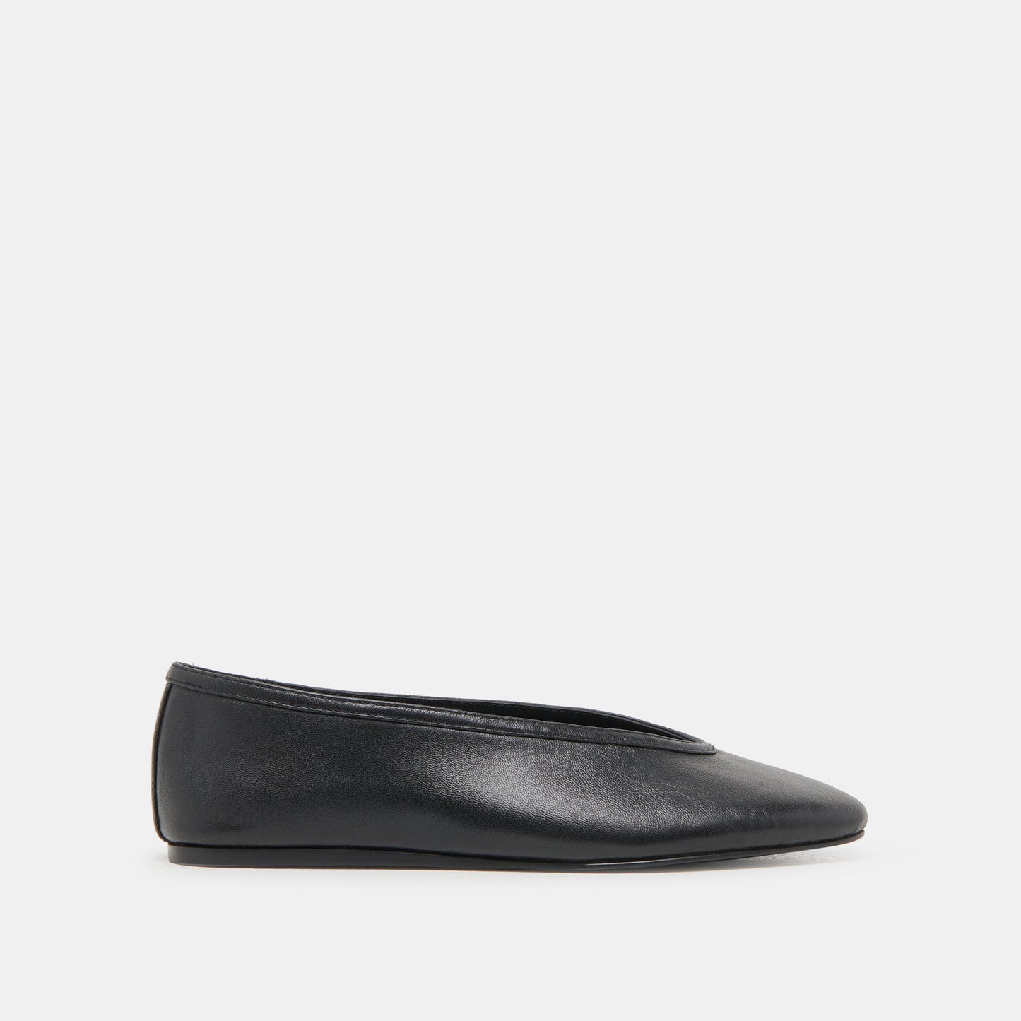 Braidy Black Leather Ballet Flats - Dolce Vita