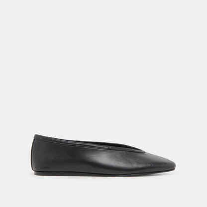 Braidy Black Leather Ballet Flats - Dolce Vita