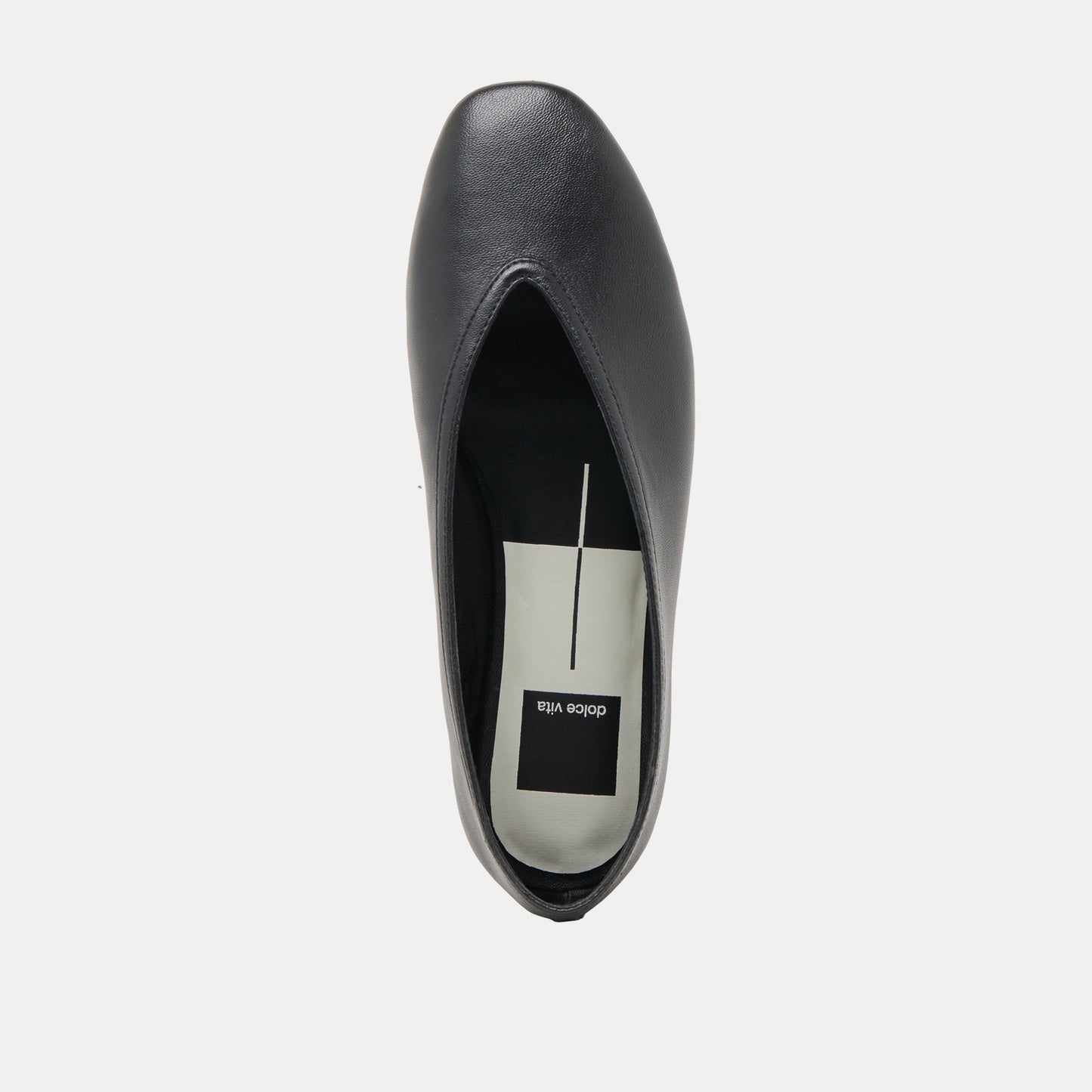 Braidy Black Leather Ballet Flats - Dolce Vita