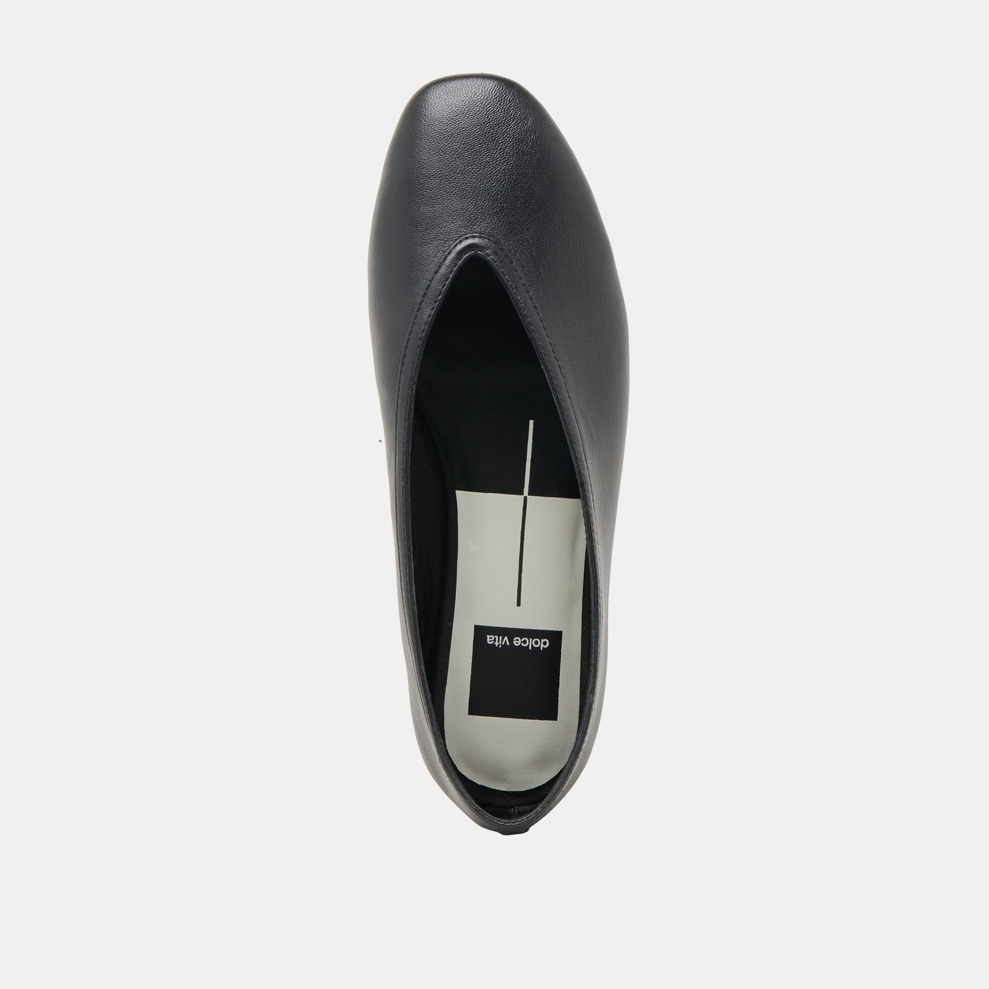 Braidy Black Leather Ballet Flats - Dolce Vita