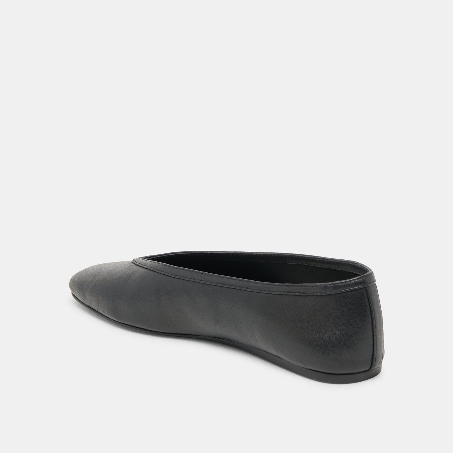 Braidy Black Leather Ballet Flats - Dolce Vita