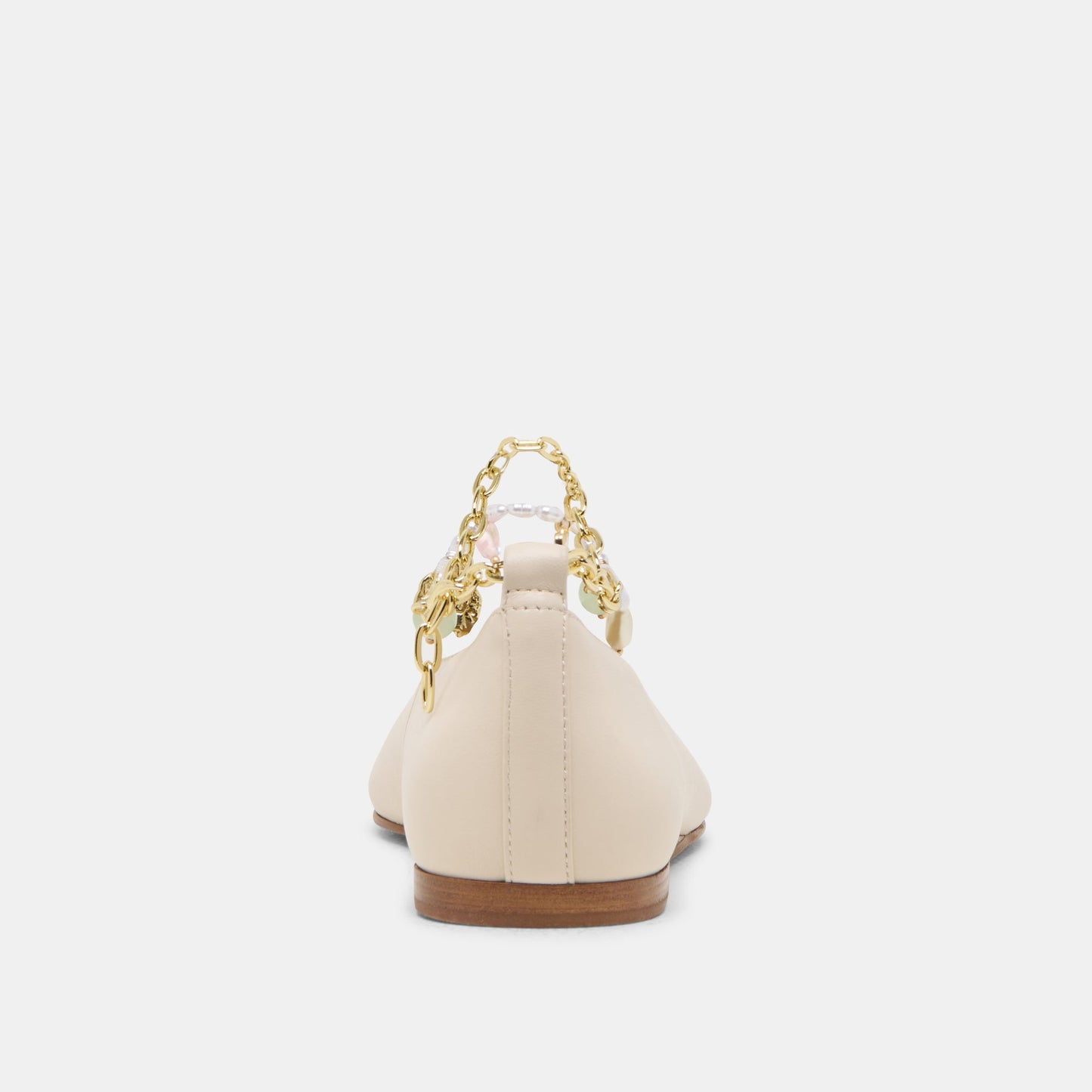 Baiden Bone Leather Ballet Flats - Dolce Vita