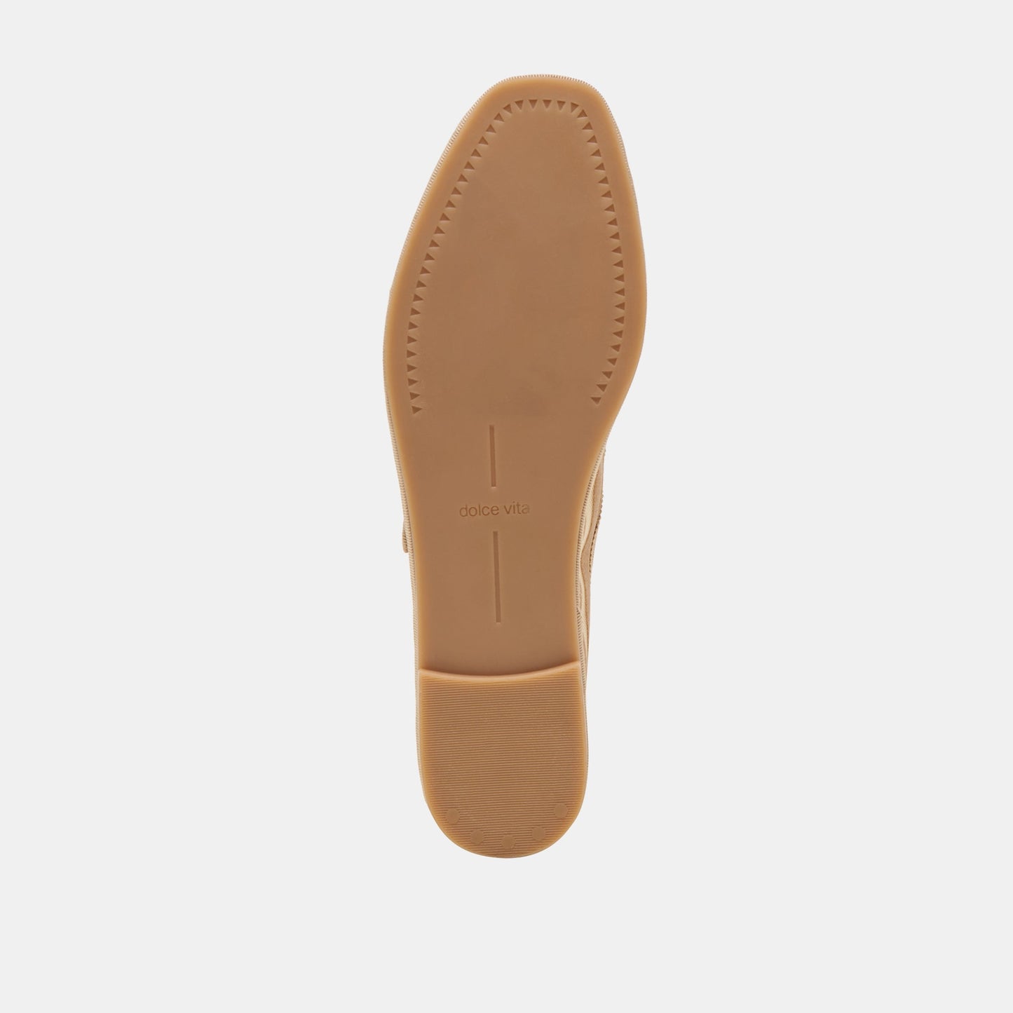 TAMEKA BALLET FLATS TAN STRIPE MESH - Dolce Vita
