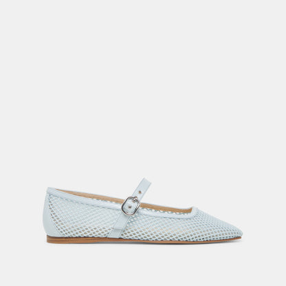 RODNI MESH BALLET FLATS LIGHT BLUE MESH - Dolce Vita