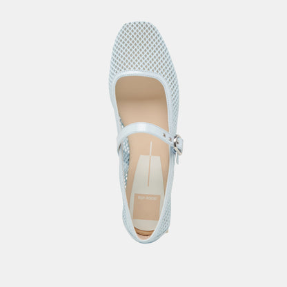 RODNI MESH BALLET FLATS LIGHT BLUE MESH - Dolce Vita