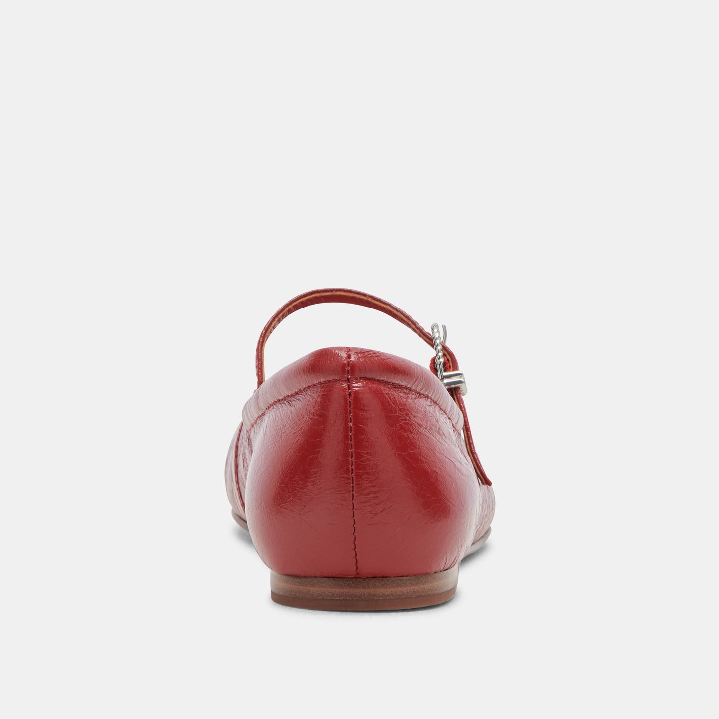 Reyes Ballet Flats Red Crinkle Patent - Dolce Vita