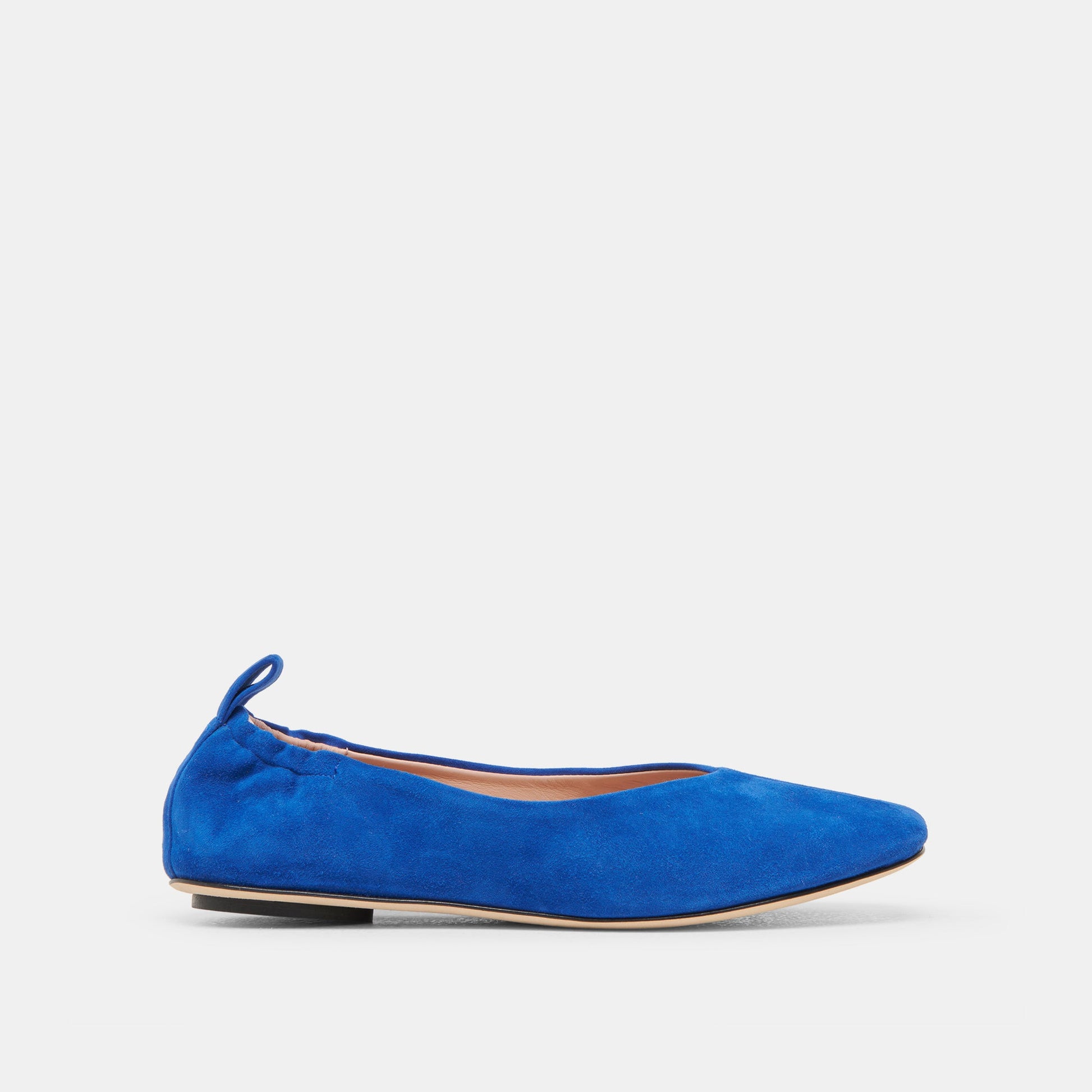 VINNIE BALLET FLATS NAVY SUEDE - Dolce Vita