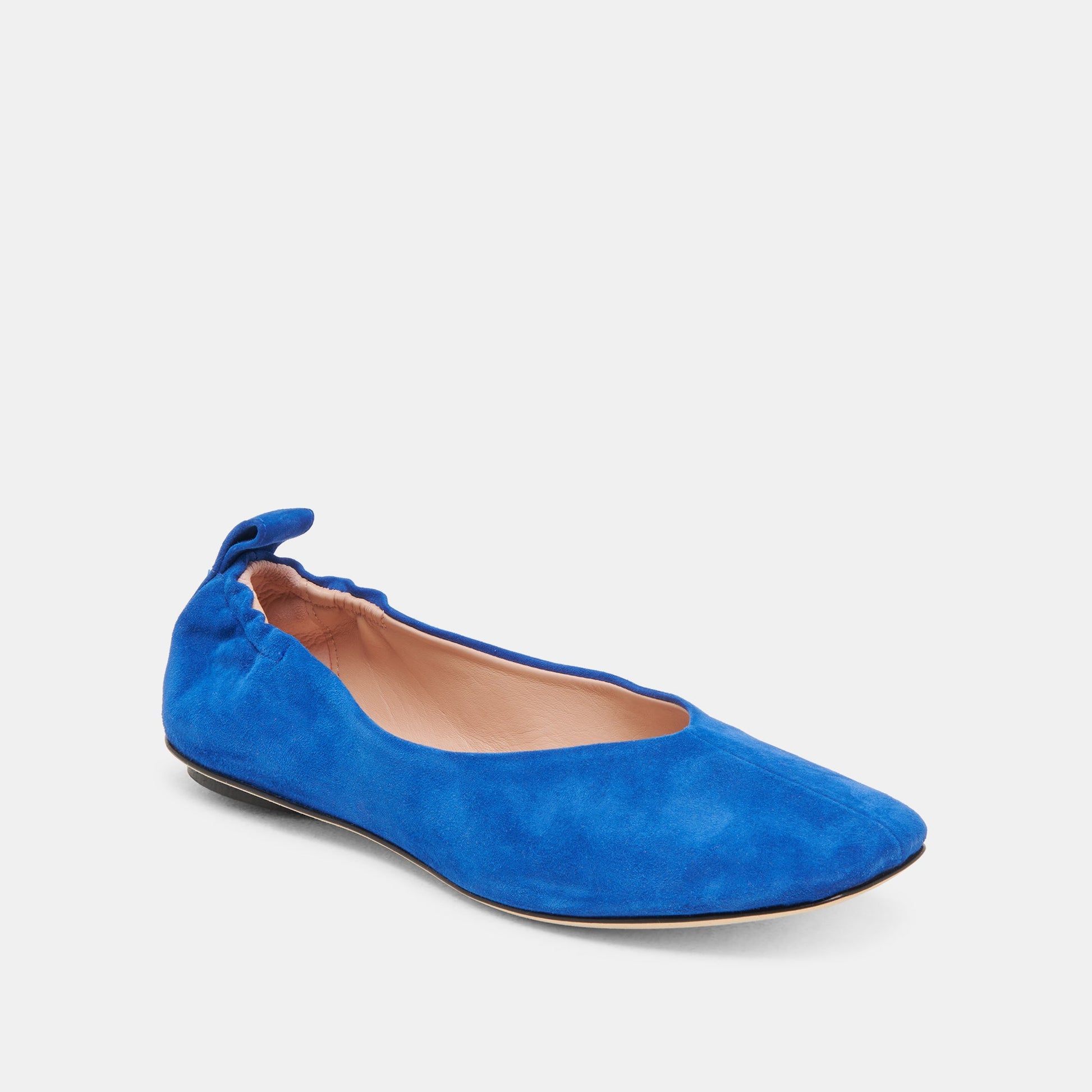 VINNIE BALLET FLATS NAVY SUEDE - Dolce Vita
