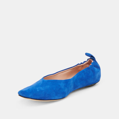 VINNIE BALLET FLATS NAVY SUEDE - Dolce Vita